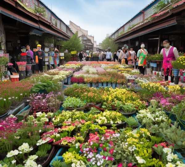 安徽鲜花盆景批发市场，绿色产业兴盛之路