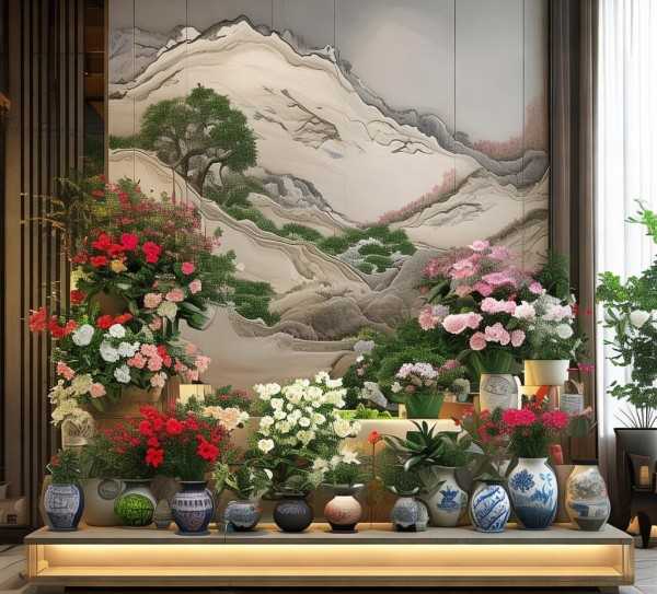 安徽家居艺术新风尚，鲜花盆景客厅装饰指南