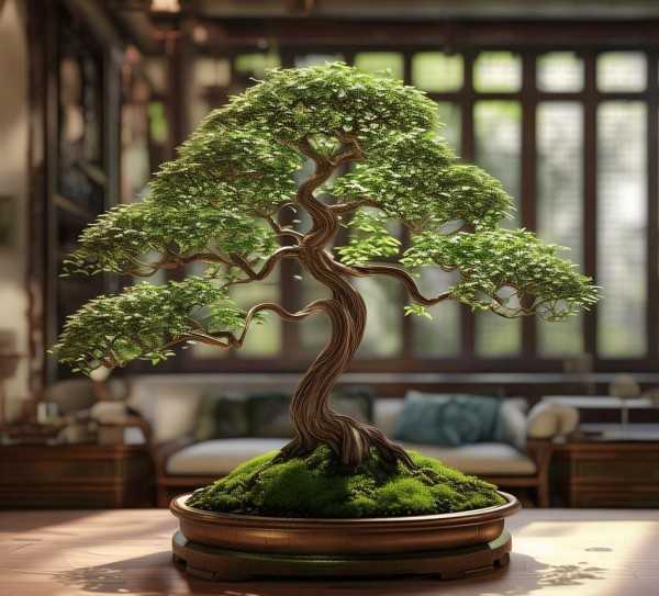 盆景艺术，家居空间中的自然之美绽放