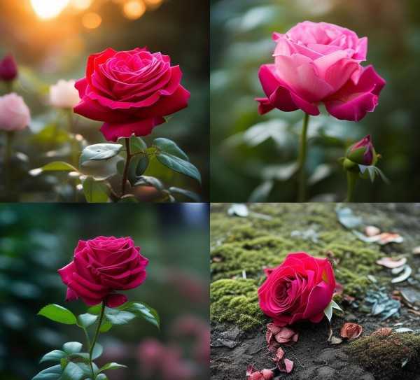 花朵的生死轮回，揭秘玫瑰寿命与养护艺术
