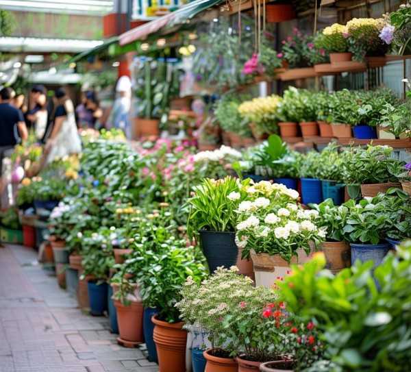 绿意盎然，鲜花盆景花盆批发市场，打造绿色家居新潮流