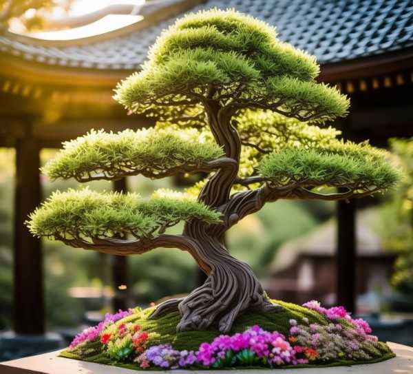 盆景艺术，鲜花绽放中的传统技艺之美